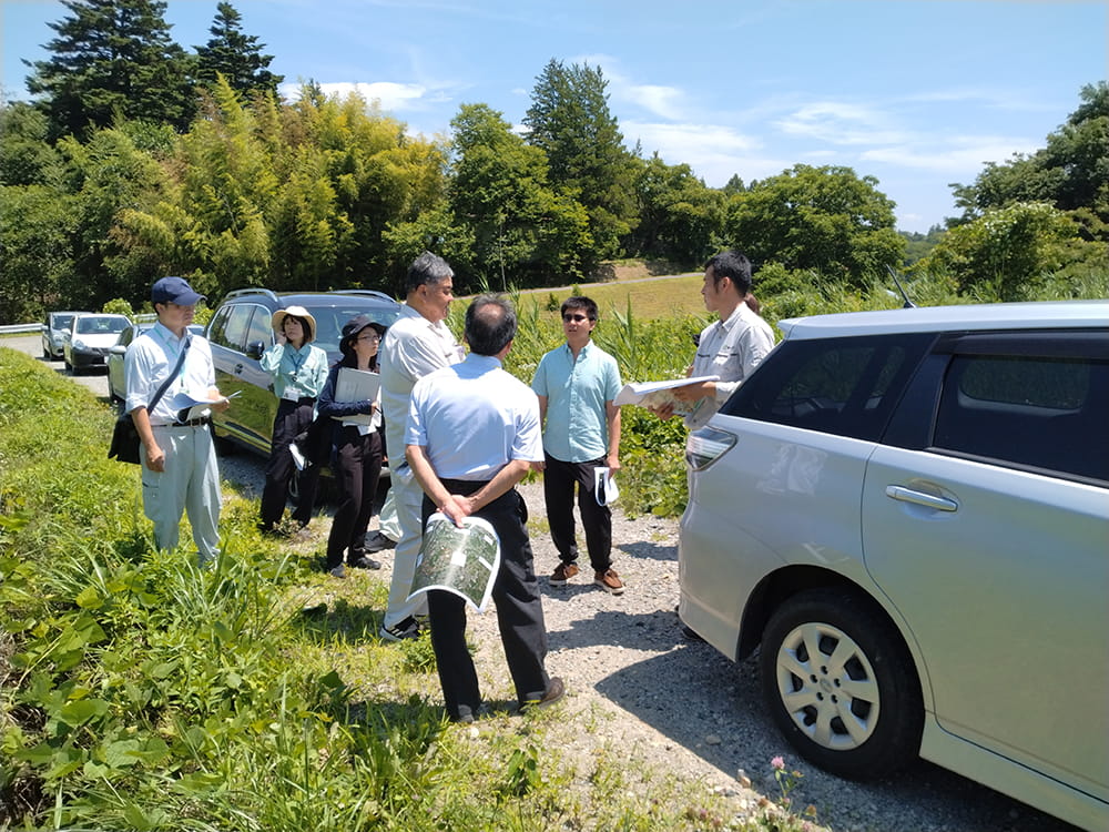 個別現地案内