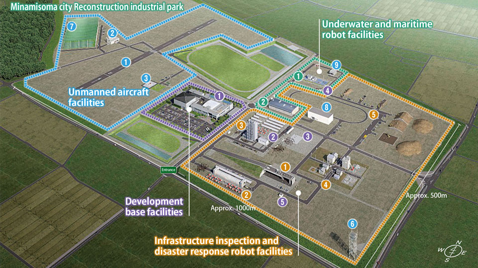 Fukushima Robot Test Field Overview