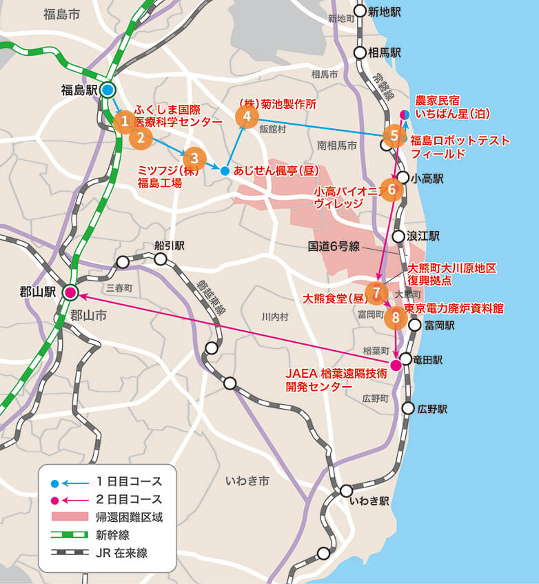 イノベ構想と福島の復興状況を知るコース①